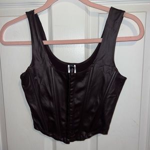 - dark purple corset top 
- size: medium 
- from mystique boutique